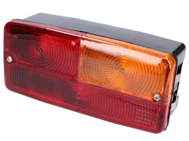 Fanale posteriore alogeno destro 185x85mm 3 funzioni luminose