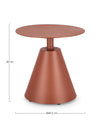 Tavolino da caffe Aloha per lettino da esterno e giardino Ø 50 cm in alluminio