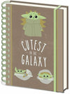 Quaderno A5 Star Wars The Mandalorian Cutest In The Galaxy - Sr73255