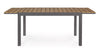 Tavolo allungabile Elias in alluminio e polywood da esterno per giardino 200 cm