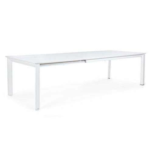Tavolo allungabile Konnor in alluminio verniciato da esterno per giardino e veranda 160/240 cm
