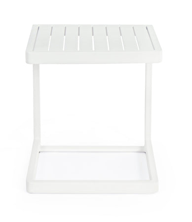 Tavolino da caffe "Konnor " per lettino da esterno e giardino 40 cm in alluminio