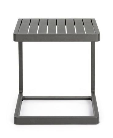 Tavolino da caffe "Konnor " per lettino da esterno e giardino 40 cm in alluminio