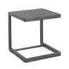 Tavolino da caffe Konnor  per lettino da esterno e giardino 40 cm in alluminio