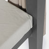 Lettino Daybed Dream prendisole ad isola per giardino e piscina, baldacchino reclinabile con tende