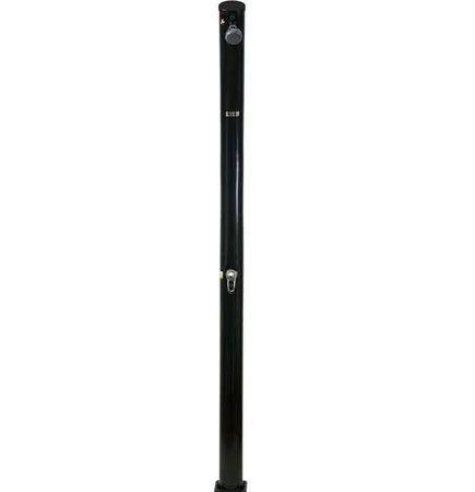 Doccia solare curva colorazione nera per piscina e giardino 20 lt