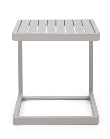 Tavolino da caffe "Konnor " per lettino da esterno e giardino 40 cm in alluminio