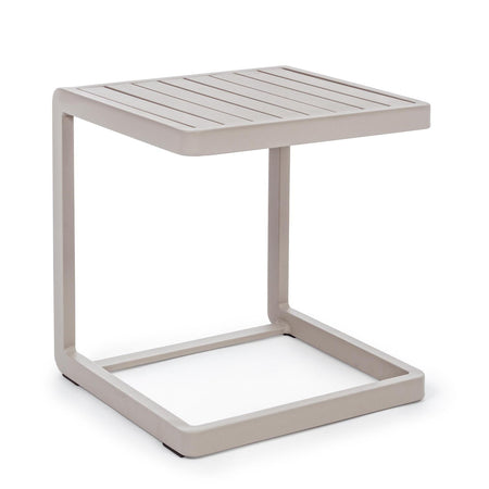 Tavolino da caffe "Konnor " per lettino da esterno e giardino 40 cm in alluminio