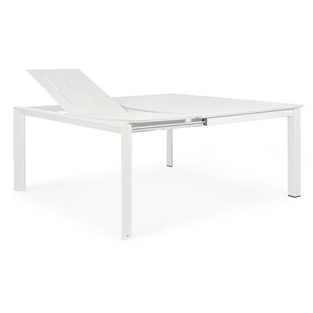 Tavolo allungabile "Konnor" in alluminio da esterno 160x110/160 per giardino e veranda