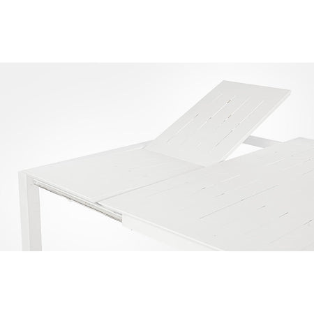 Tavolo allungabile "Konnor" in alluminio da esterno 160x110/160 per giardino e veranda