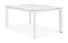Tavolo allungabile Konnor in alluminio da esterno 160x110/160 per giardino e veranda