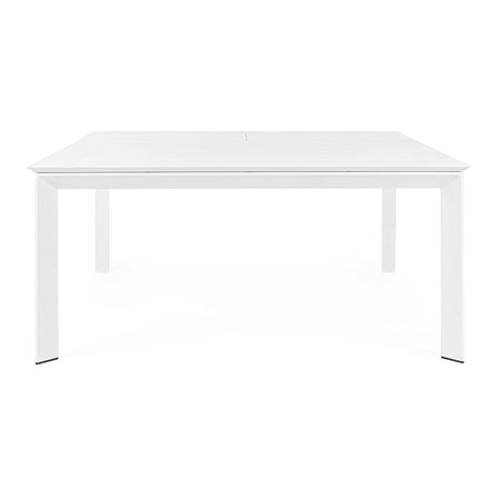 Tavolo allungabile "Konnor" in alluminio da esterno 160x110/160 per giardino e veranda