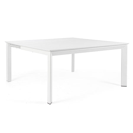 Tavolo allungabile "Konnor" in alluminio da esterno 160x110/160 per giardino e veranda