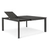 Tavolo allungabile Konnor in alluminio da esterno 160x110/160 per giardino e veranda