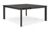 Tavolo allungabile Konnor in alluminio da esterno 160x110/160 per giardino e veranda