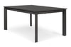 Tavolo allungabile Konnor in alluminio da esterno 160x110/160 per giardino e veranda