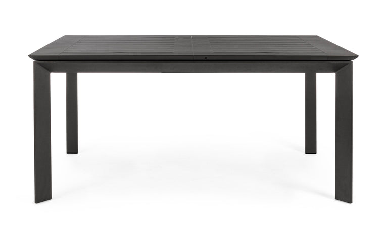 Tavolo allungabile "Konnor" in alluminio da esterno 160x110/160 per giardino e veranda
