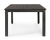Tavolo allungabile Konnor in alluminio da esterno 160x110/160 per giardino e veranda