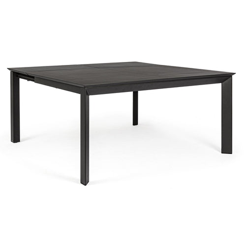 Tavolo allungabile Konnor in alluminio da esterno 160x110/160 per giardino e veranda