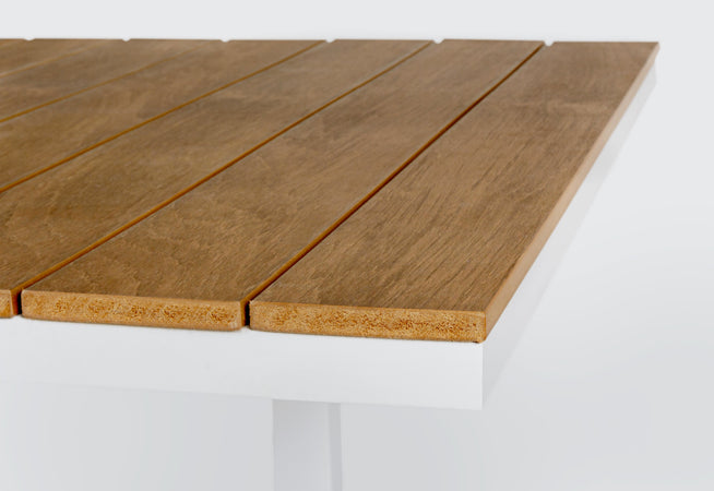 Tavolo allungabile "Elias" in alluminio e polywood da esterno per giardino 200 cm