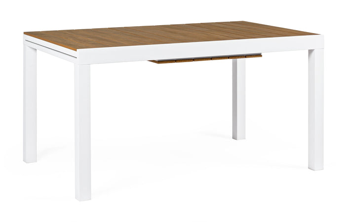 Tavolo allungabile "Elias" in alluminio e polywood da esterno per giardino 200 cm