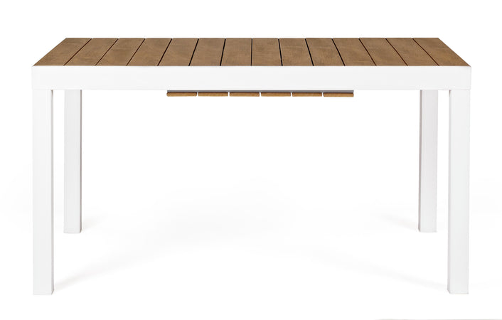 Tavolo allungabile "Elias" in alluminio e polywood da esterno per giardino 200 cm
