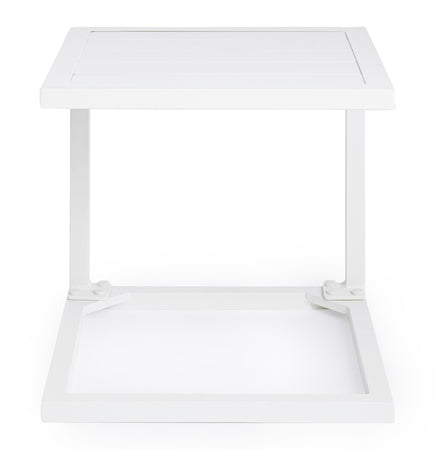 Tavolino da caffe "Hilde" per lettino da esterno e giardino 40 cm in alluminio