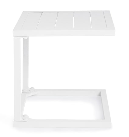 Tavolino da caffe "Hilde" per lettino da esterno e giardino 40 cm in alluminio