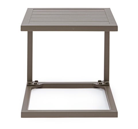 Tavolino da caffe "Hilde" per lettino da esterno e giardino 40 cm in alluminio