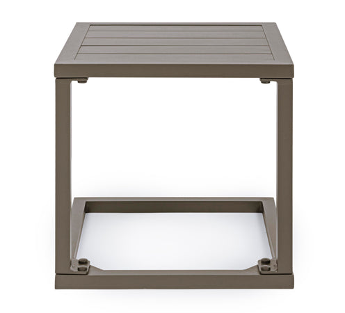 Tavolino da caffe "Hilde" per lettino da esterno e giardino 40 cm in alluminio