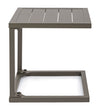 Tavolino da caffe Hilde per lettino da esterno e giardino 40 cm in alluminio