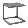 Tavolino da caffe Hilde per lettino da esterno e giardino 40 cm in alluminio