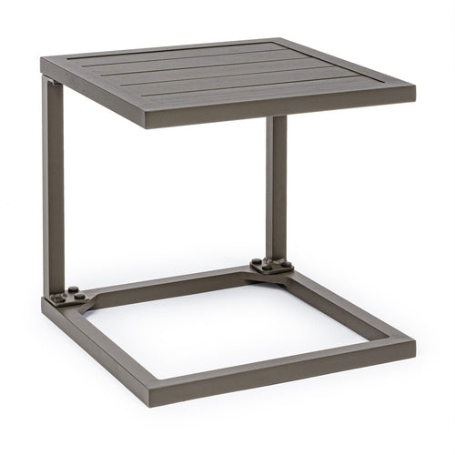 Tavolino da caffe Hilde per lettino da esterno e giardino 40 cm in alluminio