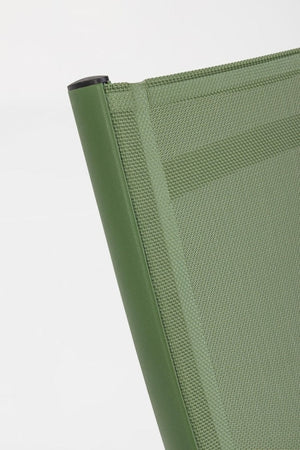 Poltrona Lounge reclinabile "Taylor" struttura in alluminio, da 53 x 166.5 x 90 cm