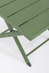 Tavolino Taylor quadrato monocolor, con struttura in alluminio, da 44 x 43 cm