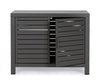 Modulo piano cucina da esterno Trinidad struttura in alluminio con 2 ante 90 cm