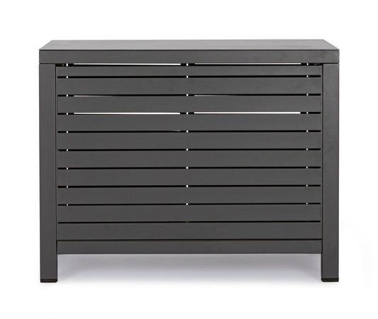 Modulo piano cucina da esterno "Trinidad" struttura in alluminio con 2 ante 90 cm