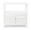 Modulo piano cucina da esterno Trinidad struttura in alluminio con 2 ante 2 ripiani 90 cm
