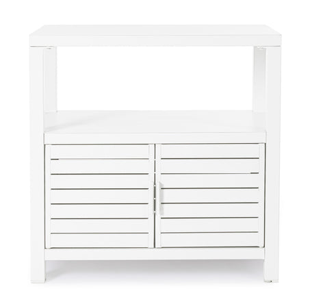 Modulo piano cucina da esterno "Trinidad" struttura in alluminio con 2 ante 2 ripiani 90 cm