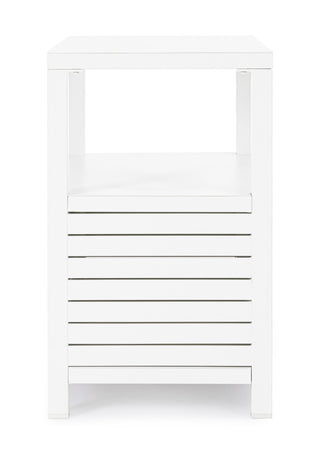 Modulo piano cucina da esterno "Trinidad" struttura in alluminio con 2 ante 2 ripiani 90 cm