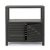 Modulo piano cucina da esterno Trinidad struttura in alluminio con 2 ante 2 ripiani 90 cm
