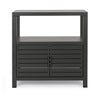 Modulo piano cucina da esterno Trinidad struttura in alluminio con 2 ante 2 ripiani 90 cm