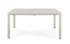 Tavolo in alluminio quadrato allungabile Kiplin 149 X 97/149 cm