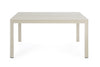 Tavolo in alluminio quadrato allungabile Kiplin 149 X 97/149 cm