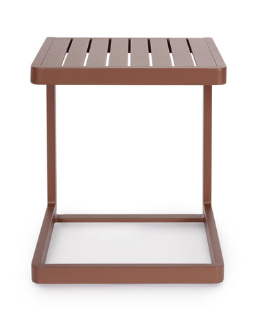 Tavolino da caffe "Konnor " per lettino da esterno e giardino 40 cm in alluminio