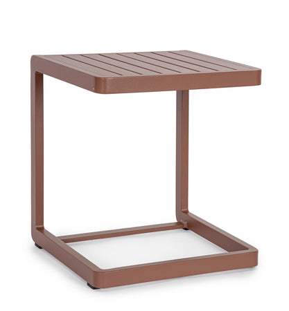 Tavolino da caffe "Konnor " per lettino da esterno e giardino 40 cm in alluminio