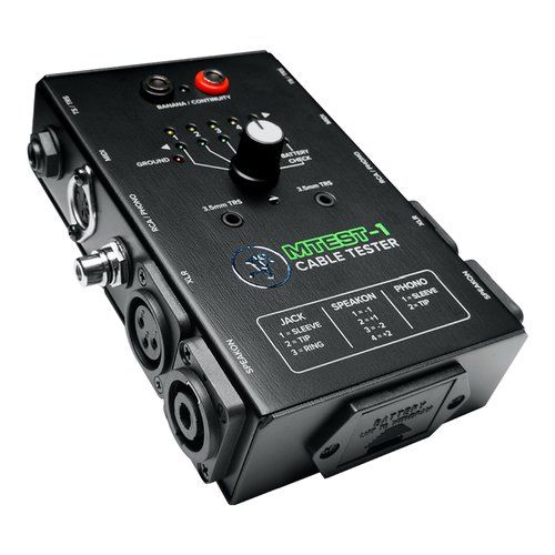 Tester mackie mtest 1 per cavi audio black