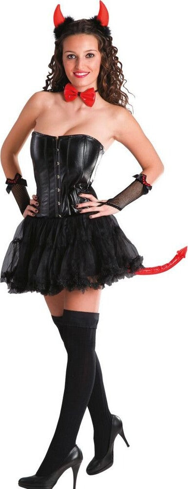 06691-1 Set Diavoletta Vinile Rosso Salute e cura della persona/Erotismo e contraccezione/Abbigliamento erotico/Donna/Costumi e travestimenti Kondorama - Martinsicuro, Commerciovirtuoso.it