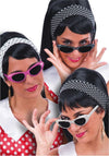 06808-1 Occhiali a Pois Fuxia, Bianchi E Neri Anni 60 Salute e cura della persona/Erotismo e contraccezione/Sex toys/Gadget per addio al nubilato e al celibato Kondorama - Martinsicuro, Commerciovirtuoso.it
