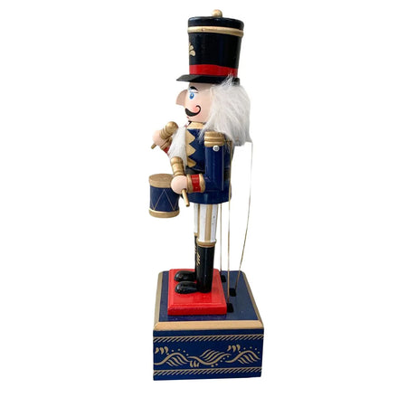 Statuetta decorativa "Soldatino schiaccianoci" natalizio con carillon decorazione natalizia